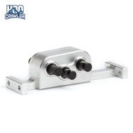 Aluminum Transfer Case Gearbox for 1/10 RC Crawler Cheater Rigs LCG Chassis–30% Speed Reduction DIY 