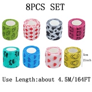 Non-woven Printed Self-Adhesive Elastic Bandage Colorful Cartoon Finger Guard Wrist Guard