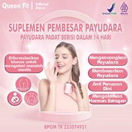 BPOM Queen Fit ++ Estrogen Wanita / Waria / Transgender Herbal Payudara Natural Female Hormon 20X X-