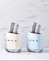 現貨💛SMEG 刀座 👏🏻完整貼心防撞包裝、品牌保卡👏🏻 （奶油白）家樂福