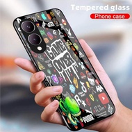 (KD-48) Softcase Glossy Glass Vivo Y17S Latest Handphone Case - Handphone Protector - Cellphone Accessories - Handphone Case - Glas