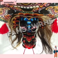 Barongan Telon Vip Size 22 Full Wood Barongan Caplokan Kayu Red Fire Fm -44