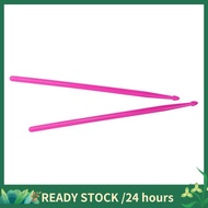 2pcs 5A  Drumsticks Light Up Drumsticks Nylon Glow Drumsticks Stage Performer Drummer Gift Drumstick