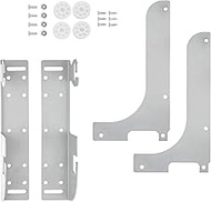 HRepair 5WB-DMKIT Metal Door Shelf Mount Silver Kit For 5wb1 5wb2 5cw2 Organizer Basket Series RV Pu