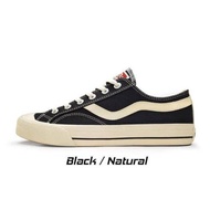 VENTELA PUBLIC LOW BLACK NATURAL Sepatu Pria Casual Sneakers Sekolah Laki Laki Dewasa Keren Santai S