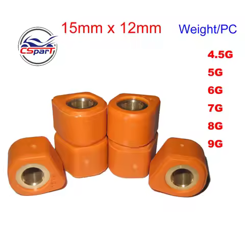 Polygon 15x12 4G 5G 6G 7G 8G 9G Variator Roller Slider Weight Minarelli Jog 50 90 100 VINO50 RS100 K
