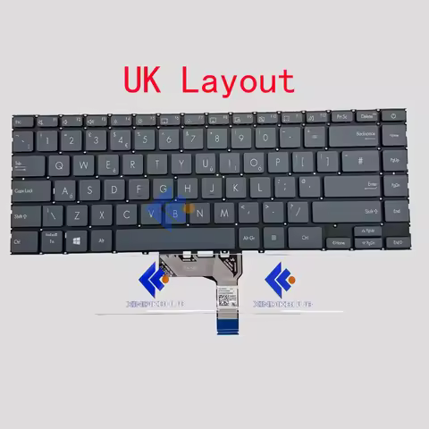 XIN-UK Backlit Laptop Keyboard For Asus ZenBook 14 UX425 UX425J UX425JA UX425E UX425EA UM425 UM425I 