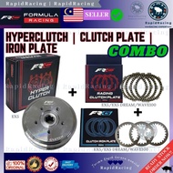 FRC FORMULA RACING HYPER CLUTCH+DISC｜IRON PLATE【SET】EX5 HP RS150R SRL 110 115 FI Y125Z LC135 4S 5S Y