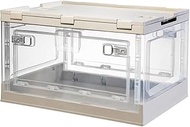 Stackable Storage Organiser with Compartments,Storage Box 50 * 35.5 * 29.5cm,Multi-Purpose Cabinet,