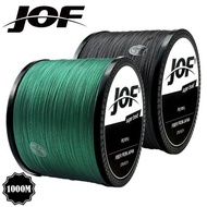 JOF Fishing tali pancing BRAID Fishing LINE 300M 500M 1000m 4 Strands Multifilament Fishing Wire Car