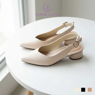 FARAZ - Mules Sandals 3 cm Round HeelWanita FR-006