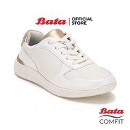 Bata บาจา Comfit รองเท้าผ้าใบเพื่อสุขภาพแบบผูกเชือก รองรับน้ำหนักเท้า สวมใส่ง่าย สำหรับผู้หญิง รุ่น 