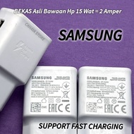 Adaptor Samsung Bekas Asli Bawaan Hp 15W A9 C9Pro A50 A50S A51 M11 M20 M12 M13 M14 A13 A23 A52 A52S 