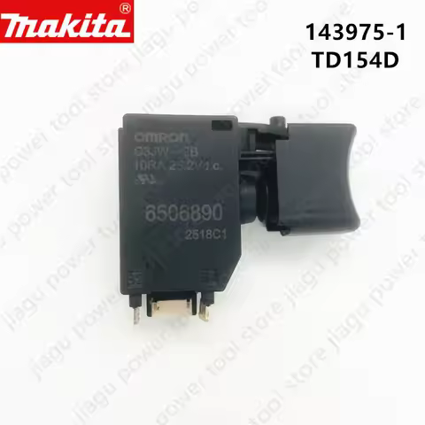 Switch 6506890 650689-0 143975-1 For Makita DTD153 DTD154 DTW180 TD154D DTD154Z DTD154RFE DTD153RFE 