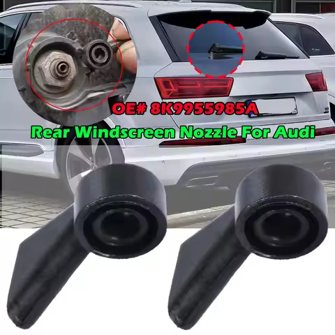 2PC Rear Windscreen Windshield Wiper Washer Jet Nozzle For Audi A1 A4 Avant B6 Estate B7 Allroad B8 