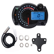 New RX2N LCD Digital Odometer Speedometer Instrument Universal For Motorcycle 299KM/H 7Colors Speed 