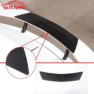 Carbon Fiber Sheet Car Rear Wing Panel Trim Stickers For 2020-2023 Chevrolet Corvette C8 Stingray Z5