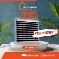 Encik Supply Bidai Tingkap Premium High Quality Zebra Blind Modern Style BLIND CURTAIN Window Blind 