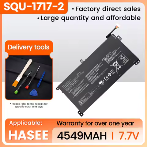 Brand New SQU-1716 SQU-1717 11.55/7.7V 4550mAh Laptop Battery for Hasee Kingbook U65A QL9S04 916QA10