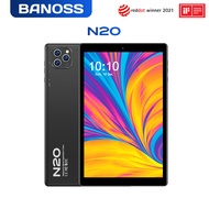 【2024 TOP1】BANOSS N20 Tablet PC 8 Inches Android 10 6000mAh 6GB RAM 512GB ROM Dual SIM 5G WiFi Gaming Online Classroom Meeting for Kids Children