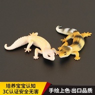 Solid Children Simulation Reptile Toy Model Leopard Print Gecko Gecko Lizard Cognitive Gift Decorati