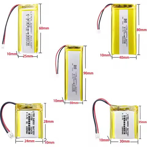 102428 650mah 102560 1800mah 103035 1000mah 103090 3000mah 104080 4000mah 3.7V polymer lithium batte