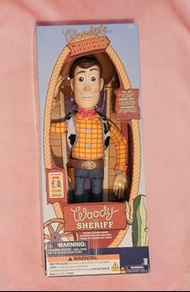 反斗奇兵胡迪發聲公仔Disney pixar toy story woody the sheriff talking action  figure