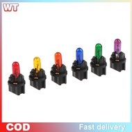 [WT] 10PCS T5.5 Led Bulb W1.2WCar Interior Lights Dashboard Heating Indicator Wedge Auto Instrument 