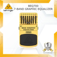 BEHRINGER BASS GRAPHIC EQUALIZER BEQ700 Ultimate 7-Band Graphic Equalizer