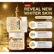 ARBUTIN 3c3 Extra Lotion Whitening with Alpha Arbutin Niacinamide Gluta Skin Whitening Moisturizing