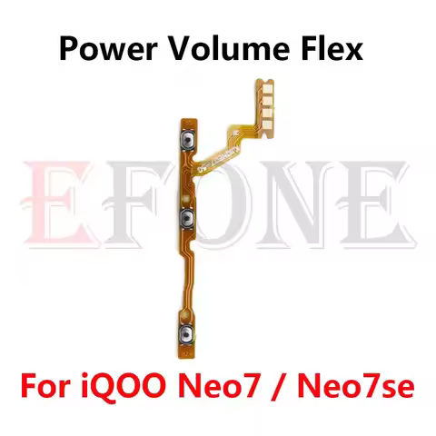 For Vivo iQOO Neo 7 8 9 Neo7 Neo8 Neo9 12 pro SE Racing Z7 Z8 Power On Off Volume Switch Flex Replac