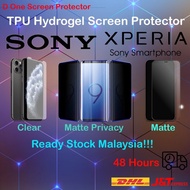 Sony Xperia 1 III/Xperia1 II/Xperia5/Xperia5 II/Xperia5 III/Xperia10 II/Xperia10 III TPU Hydrogel Sc