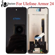 Black 6.78 Inch For Ulefone Armor 24 LCD DIsplay Touch Screen Digitizer Panel Assembly Replacement