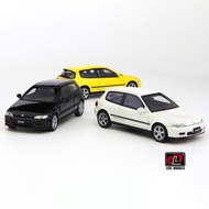 LCD Honda Honda Civic Civic 5th Generation Mk5 EG6 Black White Yellow 64 Alloy Car Model