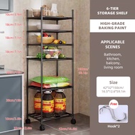 Metal Kitchen Rack Organizer Shelf Layer Storage Space Saver Merchandiser Merchandising Display Rack