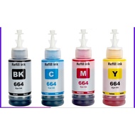Compatible Epson T664 Refill Dye Ink（70ml Refill ink）