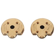 2pcs RC Crawler Axle Brass Weights Portal Axle Knuckle Housing for 1:10 SCX10 III AXI03007 Capra 1.9
