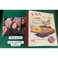 photo size 4r 40 pcs + album