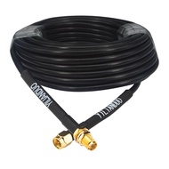 SMA WiFi Antenna Extension 10M SMA Male to SMA Female Low Loss RG58 Coaxial Cable Patch Lead Coax fo