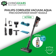 (FREE Floor Cleaner) Philips 7000 Series 4 IN 1 Cordless Rechargeable Vacuum Aqua XC7055 XC7055/01
