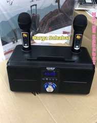 Speaker Karaoke Mic Karaoke Bluetooth SDRD SD309 terbaru dapat 2mic Lcd Bisa bluetooth usb aux micro sd Tv