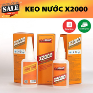 Keo dán X2000 siêu dính keo đa năng dán gỗ vải gốm sứ nhựa keo an toàn với da tay kết dính bền chắc