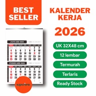 2026 PLAIN ECONOMIC WALL CALENDAR 6 SHEETS STANDARD SIZE