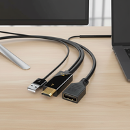 DisplayPort to HDMI Adapter Cable 4K 60Hz 2K 120Hz Compatible with PC Laptop PS5 Xbox  Kabel Penyesu