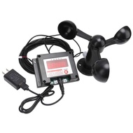 【On Sale】 Tower Crane Wind Speed Meter 3 Fan Blades Abs Housing Tower Crane Smart Anemometer Alarm W
