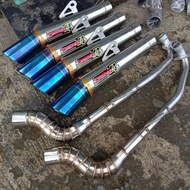 Exhaust DAeng sai4 0pen pipe 51mm canister conical wave 110 125 xrm 110 125 fury 110 125 RS 115 smas