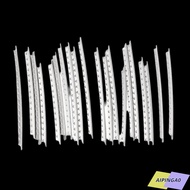 AIPINGA0 20pcs Guitar Fret Wire​, ​Luthier Tools​ ​Chrome ​Fretwire Set​, Durable ​Copper 2.0mm Widt