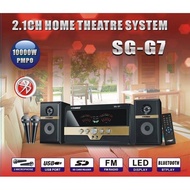 STARGOLD SG-G7 Home theater speaker 5.1 channel With Microphone HQ