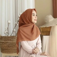 Bella Square Brown Hijab Bella Square Brown Square Hijab Bella Square || Bella Hijab || Bella Premiu