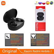 Original Xiaomi AirDots 2 TWS Headset Redmi Airdots 2 Wireless Bluetooth Earphone In-Ear Stereo Bass Earbuds Auto Link Earphones